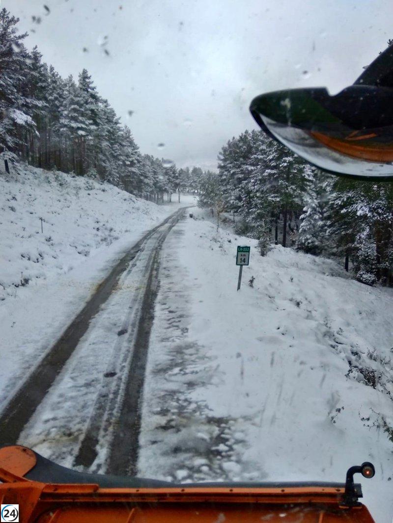 Peña Hincada y Montenegro enfrentan obstáculos viales por presencia de nieve