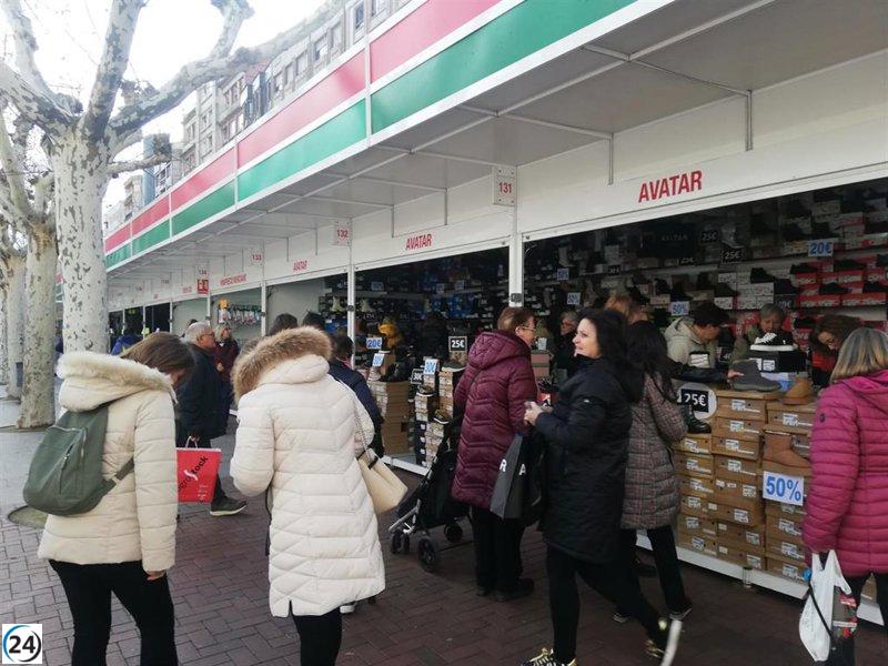 Regresa Logrostock al Espolón con gran presencia de comercios y stands, esperando éxito y buen clima.