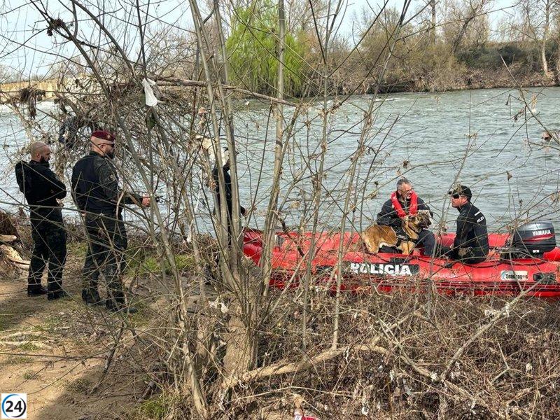 La Policía continúa la búsqueda de Javier Márquez en el río Ebro