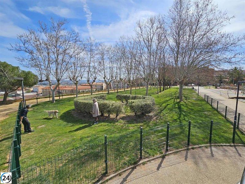 Nuevo espacio para perros en el parque de Calahorra