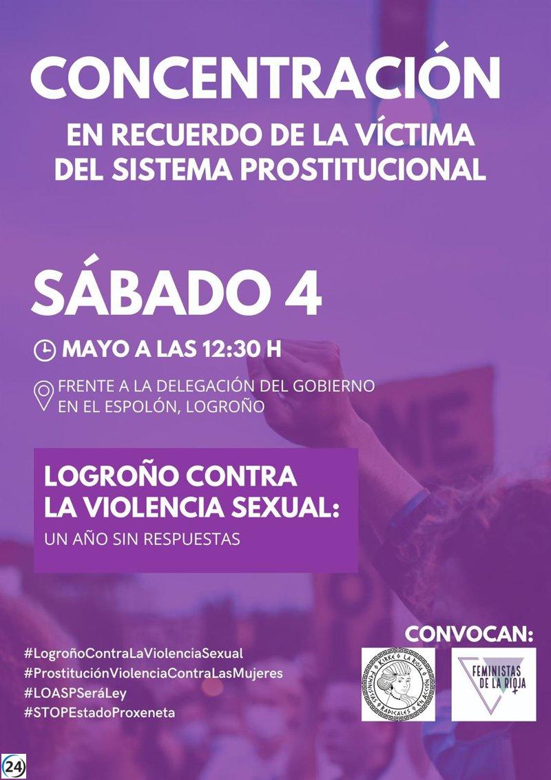 Feministas riojanas y Kirké convocan protesta tras muerte de mujer en prostitución