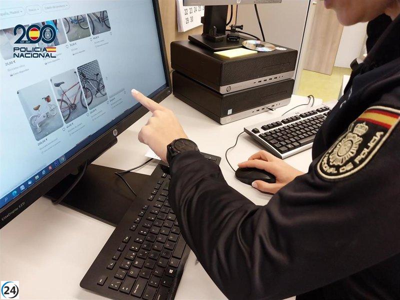 Joven de 24 años detenido por intentar vender bicicleta robada en plataforma online de segunda mano