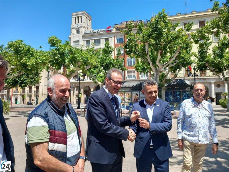 Ibercaja dona el Torreón del Espolón al Ayuntamiento de Logroño para convertirlo en mirador urbano.