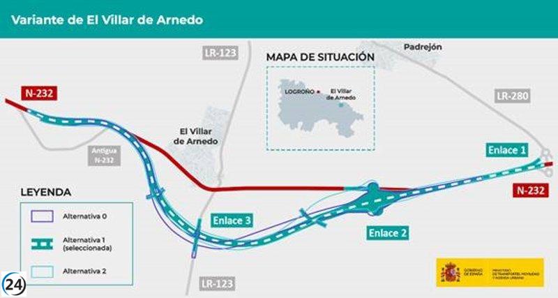 Amigos de la Tierra La Rioja duda de la importancia de la variante de El Villar de Arnedo.