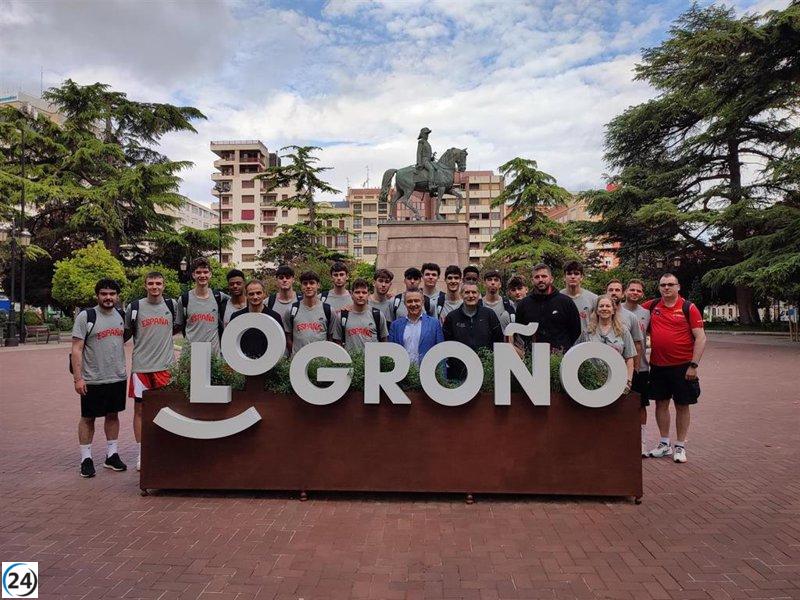 La Selección U18 Masculina se entrena en Logroño para el Eurobasket.