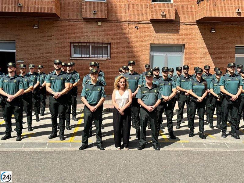 Nuevo refuerzo de 99 agentes en la 10ª Zona de la Guardia Civil en La Rioja.