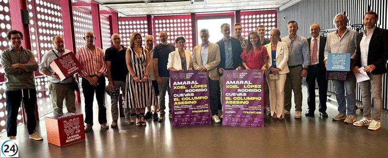 Los artistas Xoel López, Columpio Asesino, Rodrigo Cuevas y Amaral actuarán en el MUWI 2024 en Logroño el 30 y 31 de agosto.