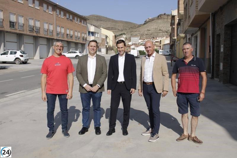 Osés se reúne con Igea tras finalizar la reurbanización de Avenida de La Rioja.