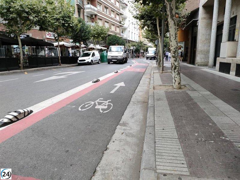 La asociación 'Logroño en Bici' acusa a la ciudad de liderar los retrocesos en movilidad junto a Murcia.