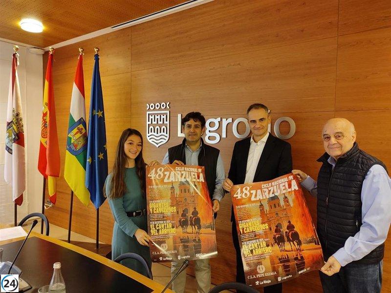 Logroño acoge el 48º Ciclo Nacional de Zarzuela con una gala gratuita el 23 de noviembre.