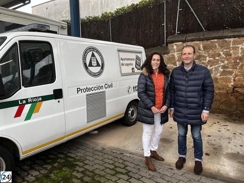 Logroño refuerza su Plan de Nevadas con 200 integrantes, 50 unidades motorizadas y 100.000 kilos de sal.