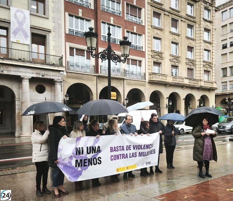 Manifestación en Logroño contra la violencia de género: 