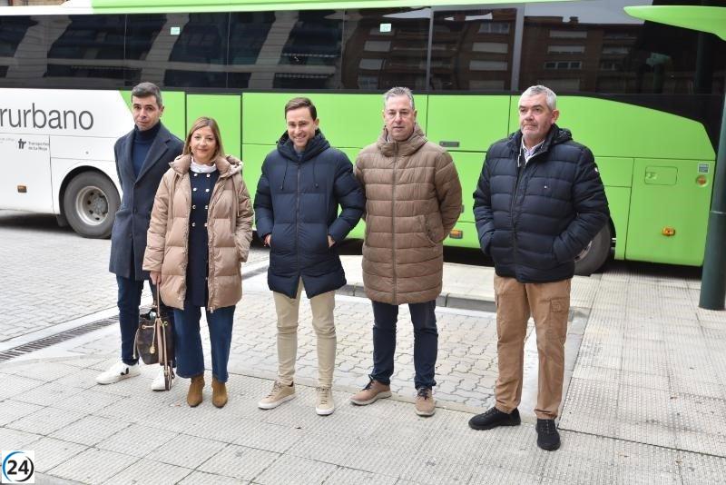 El Gobierno de La Rioja fortalece el servicio del autobús interurbano VLR-113.