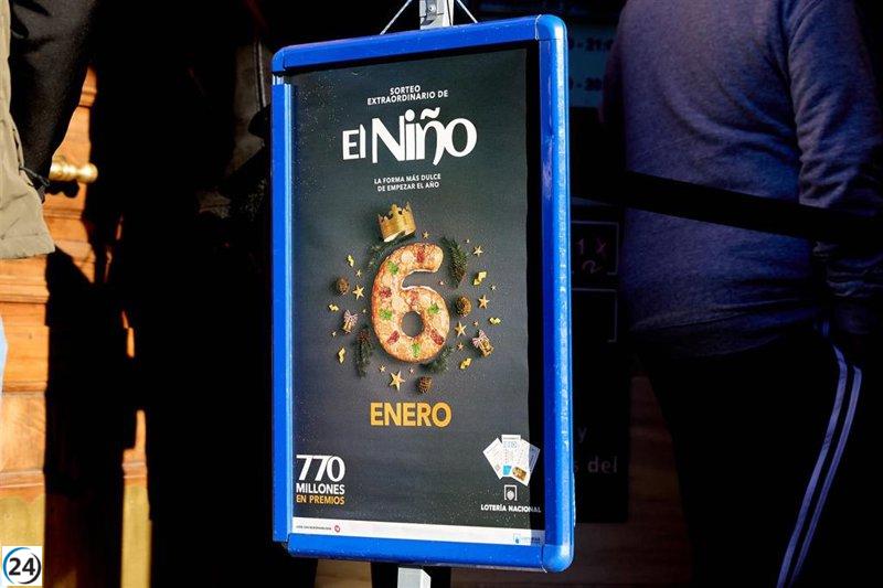 El tercer premio de la Lotería del Niño toca a La Rioja con décimos vendidos en Logroño, Lardero y San Asensio.