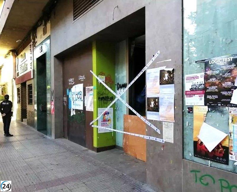 Feministas de La Rioja lamentan asesinato de mujer en Logroño en octubre de 2024.