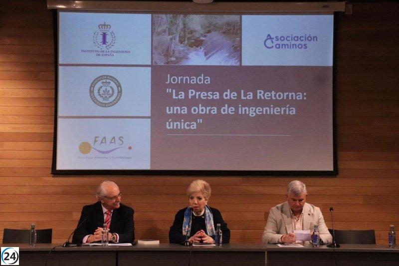 La Rioja defiende la presa de 'La Retorna' como emblema de sostenibilidad y patrimonio cultural.