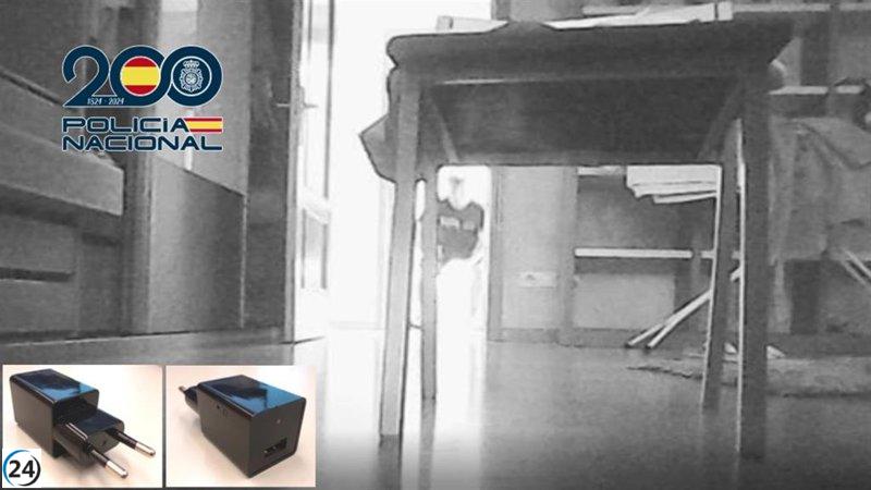 Detenido en Logroño por instalar cámaras ocultas en casa de una conocida.