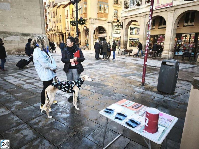 NAC denuncia en Logroño el abandono y maltrato a perros de caza.