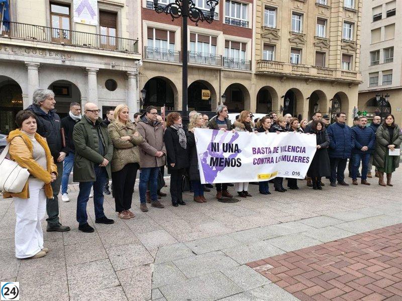 Logroño se une en protesta por la violencia de género tras el homicidio de Carolina en Málaga.