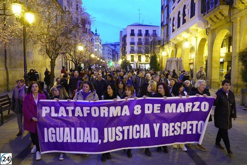 Logroño se une por la igualdad este 8M: detalles de la manifestación.