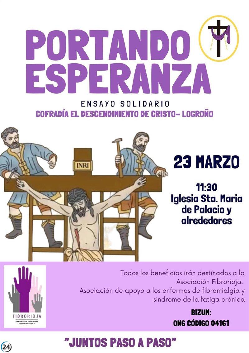 Cofradía del Descendimiento de Cristo de Logroño organiza ensayo benéfico en apoyo a Fibrorioja.
