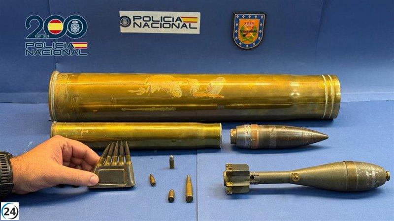 Descubren explosivos en casa heredada de Logroño