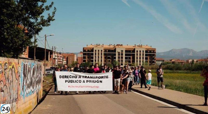 Avanza la búsqueda de un sistema de transporte público hacia la prisión de Logroño.