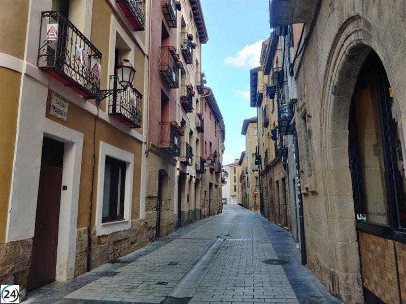 Detención por agresión en la calle Herrerías de Logroño.