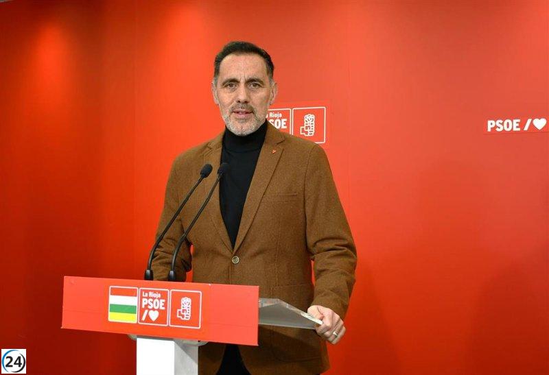 García (PSOE) afirma que la conexión eléctrica entre Tauste y Júndiz es una promesa vacía.