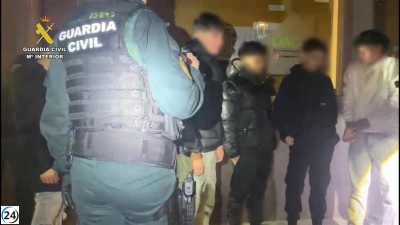 Treinta detenidos en Arnedo por tenencia de drogas y armas durante las festividades.