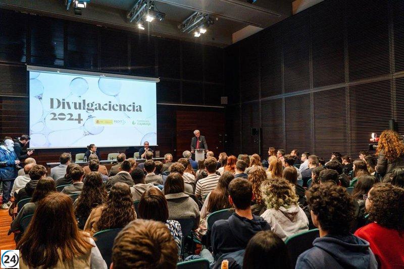 Estudiantes de Logroño se reúnen con el Nobel de Química 2022, Morten Meldal.