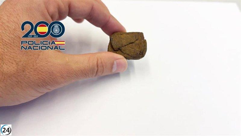 Arresto en el centro de Logroño por tráfico de drogas.