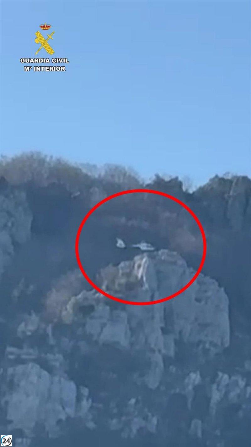 Guardia Civil salva a dos excursionistas perdidas en la sierra de Toloño.