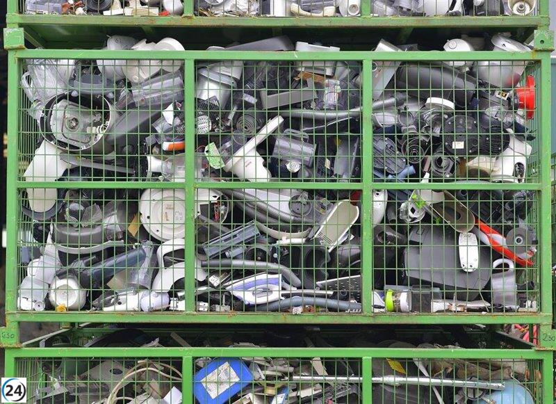La Rioja procesó 659 toneladas de residuos electrónicos en 2024.
