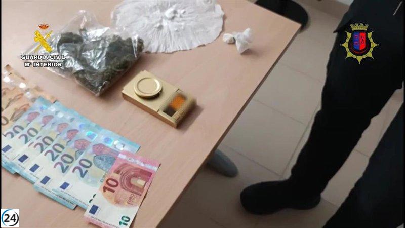 Operativo 'Mercaforum' en Calahorra deja un arresto por narcotráfico.