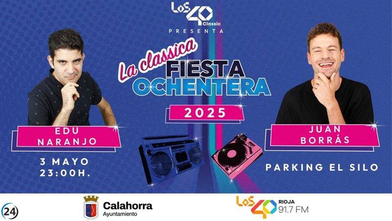 Calahorra revivirá los éxitos de las décadas de los 80, 90 y 2000 el 3 de mayo.