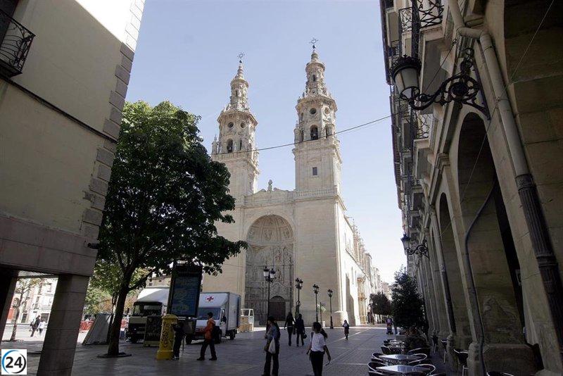 Campanas de La Redonda en Logroño celebran la elección del nuevo Papa.