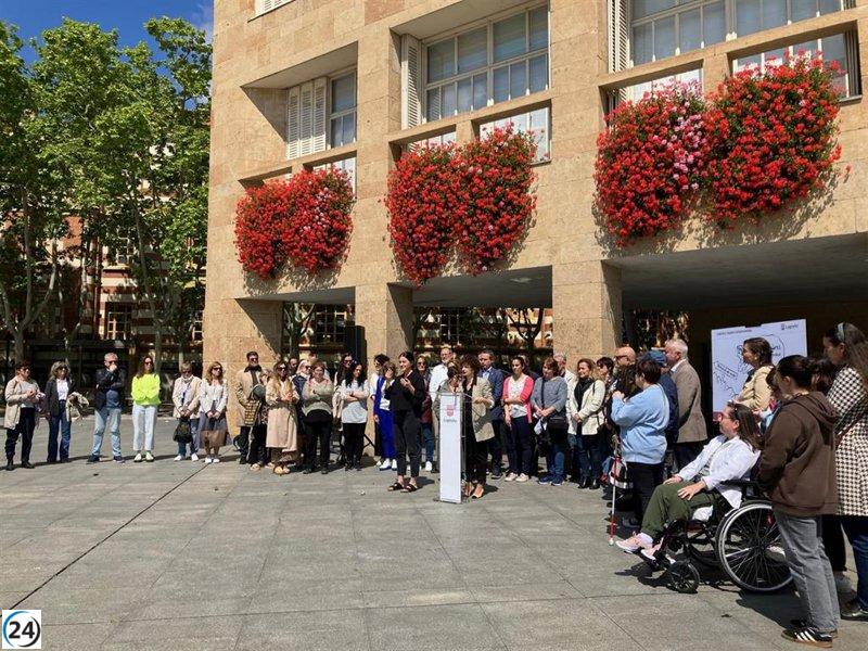 El deporte en Logroño se une contra la violencia de género.