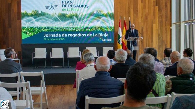 La Rioja lanza la primera etapa de su Plan de Irrigación Agrícola.