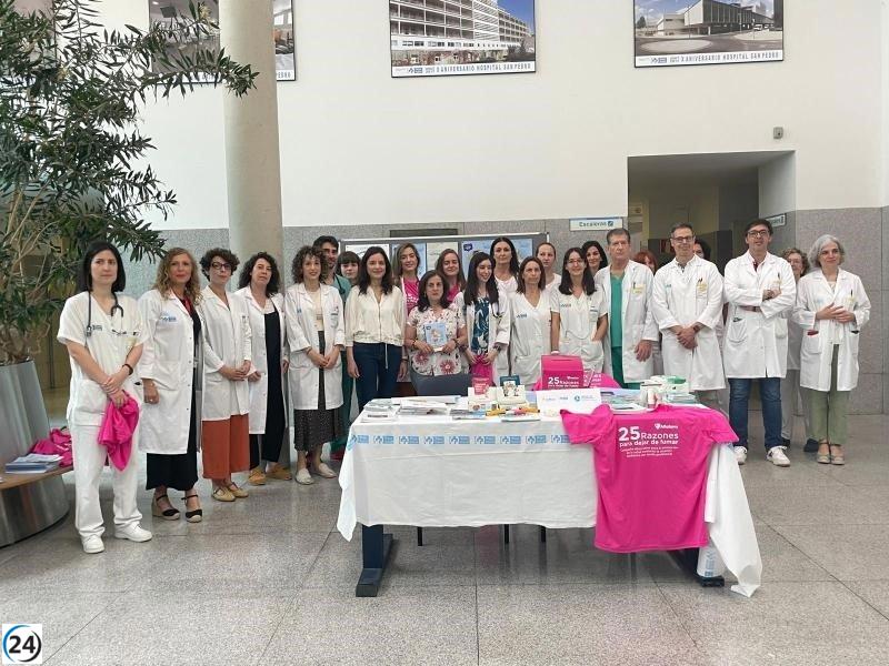 El Hospital Universitario San Pedro celebra el Día Mundial sin Tabaco en su XXVI Semana libre de humo.