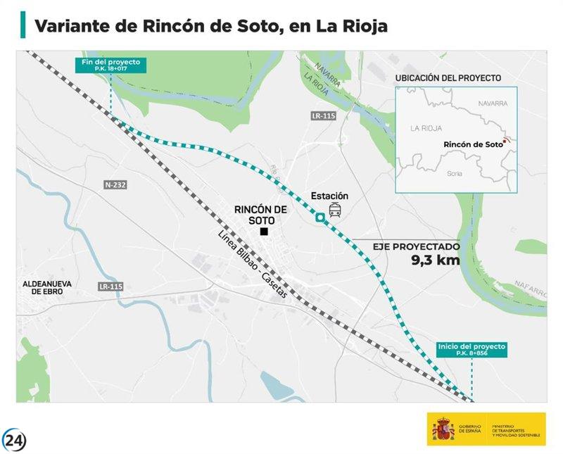 Gobierno destina 21,3 millones para gestionar tráfico ferroviario en Rincón de Soto.