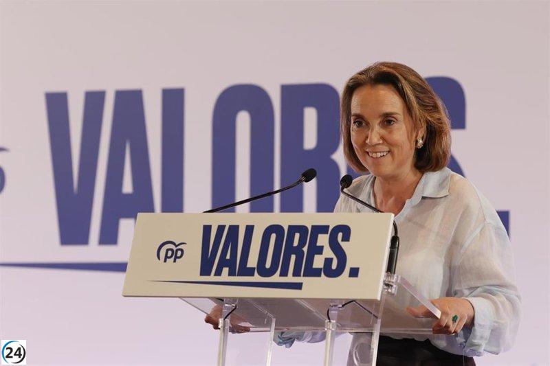 Gamarra promete que con Feijóo se restaurará la democracia que España demanda.