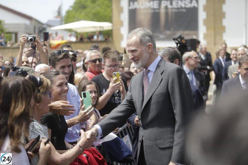 El Rey Felipe VI honra con su presencia los cien años de la DOCa Rioja en Haro.