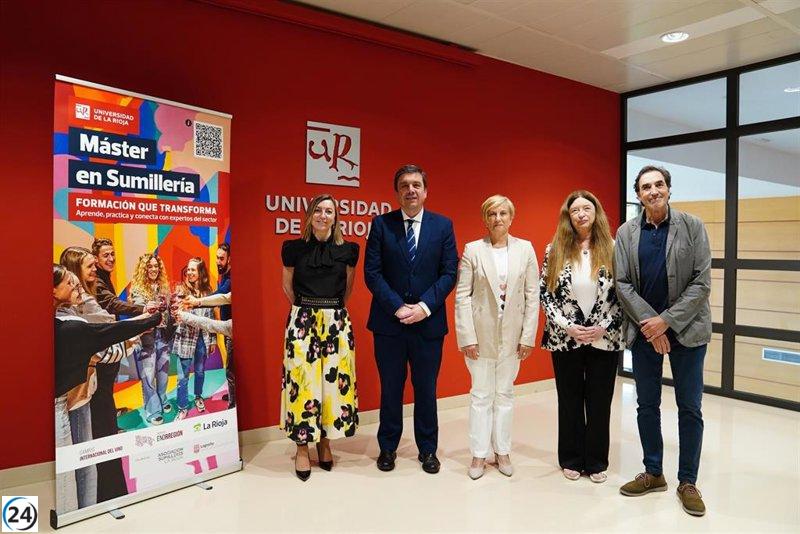Jornada de sumilleres de élite en el Máster de Sumillería de la UR el 16 de junio.