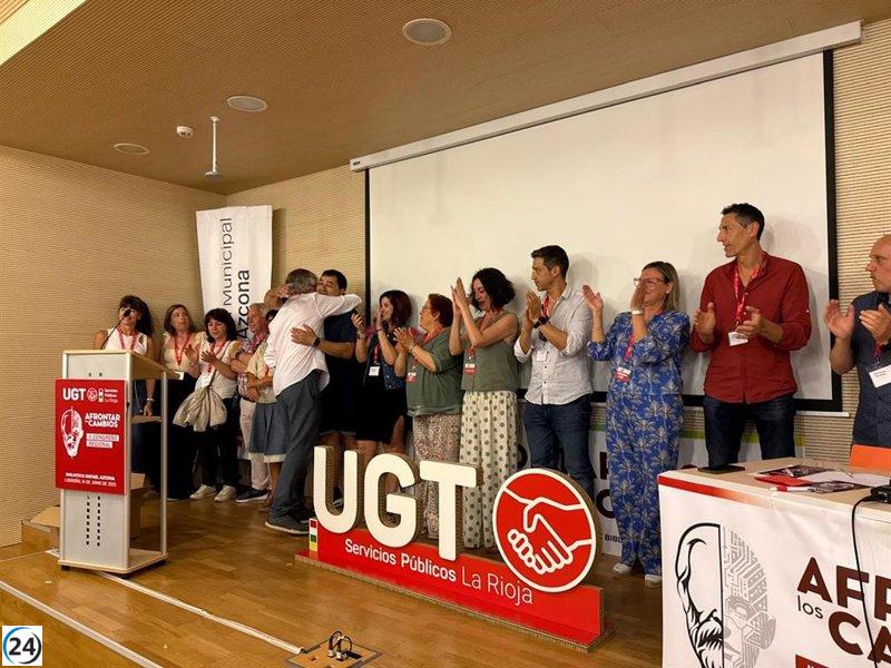 Fernando Domínguez obtiene el 95,77% de los votos en su reelección como secretario general de UGT Servicios Públicos.