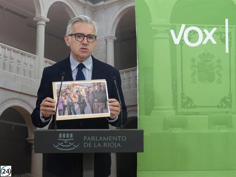 Vox alerta sobre la corrupción del PSOE en La Rioja y exige respuestas a Andreu.