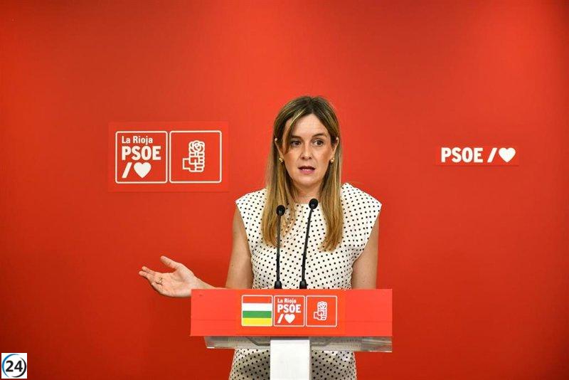 El PSOE de La Rioja respalda la firmeza de Sánchez frente a la corrupción.