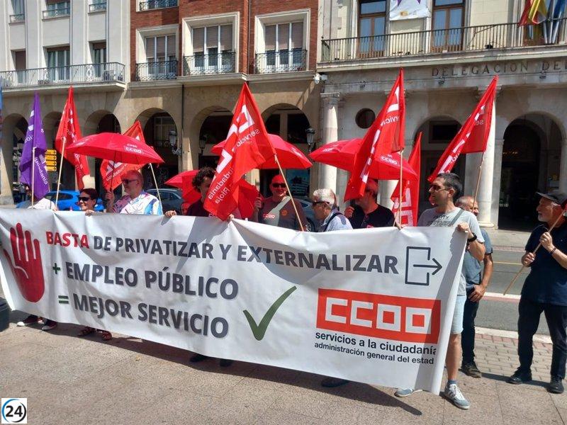 Protesta exige aumento de empleo estatal para infraestructura hidráulica y seguridad de presas.