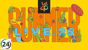 LOS40 Summer Live 2025 visitará 22 ciudades de España, incluyendo Candás en Asturias.