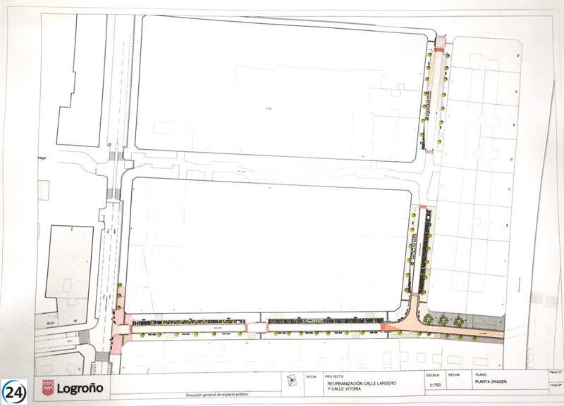 El Ayuntamiento planea comenzar en octubre o noviembre la remodelación de las calles Vitoria y Lardero.